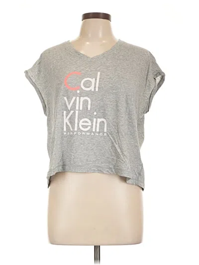 Pre-owned Calvin Klein Performance Sleeveless T-shirt In Gray