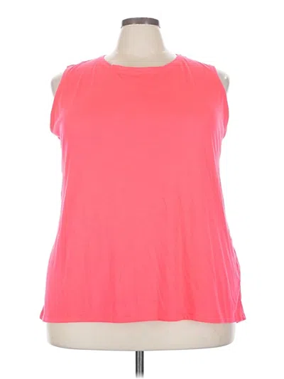 Pre-owned Calvin Klein Performance Sleeveless T-shirt In Pink