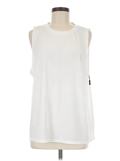 Pre-owned Calvin Klein Performance Sleeveless T-shirt In White