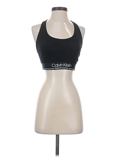 Pre-owned Calvin Klein Performance Sports Bra In Black