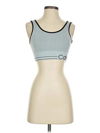 Pre-owned Calvin Klein Performance Sports Bra In Blue