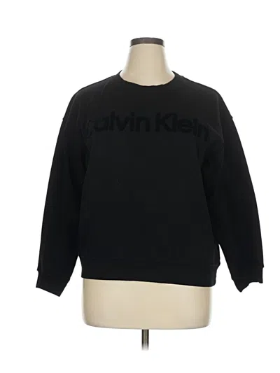 Pre-owned Calvin Klein Performance Sweatshirt In Black
