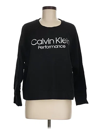 Pre-owned Calvin Klein Performance Sweatshirt In Black