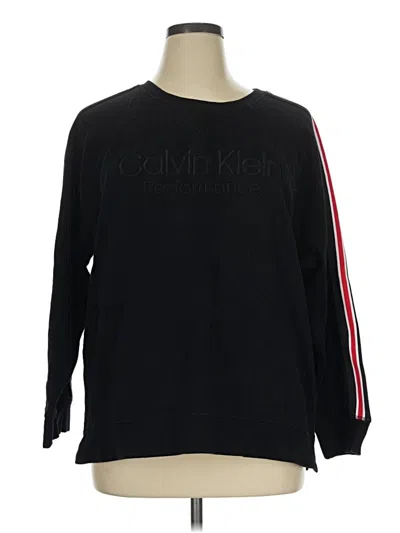Pre-owned Calvin Klein Performance Sweatshirt In Black