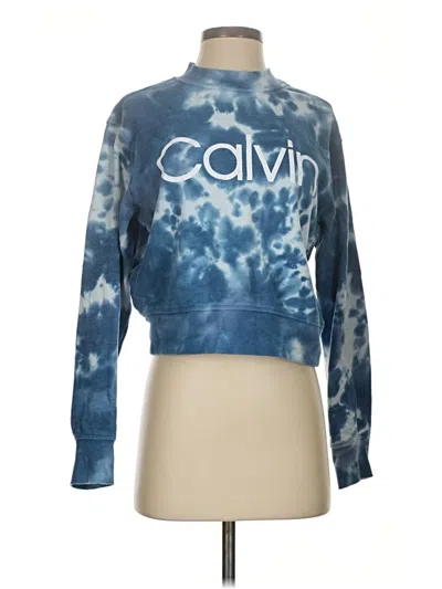 Pre-owned Calvin Klein Performance Sweatshirt In Blue
