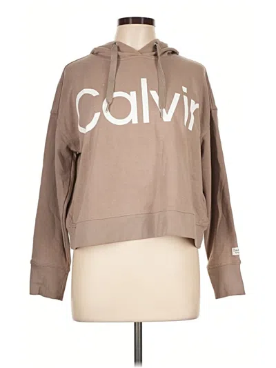 Pre-owned Calvin Klein Performance Sweatshirt In Brown