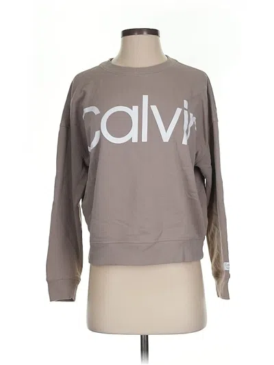 Pre-owned Calvin Klein Performance Sweatshirt In Gray