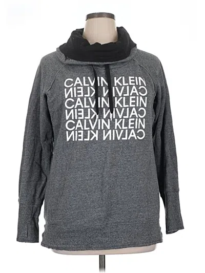 Pre-owned Calvin Klein Performance Sweatshirt In Gray