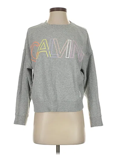 Pre-owned Calvin Klein Performance Sweatshirt In Gray