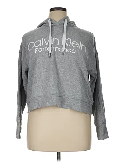 Pre-owned Calvin Klein Performance Sweatshirt In Gray