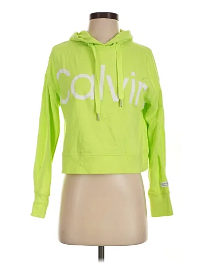 Pre-owned Calvin Klein Performance Sweatshirt In Green