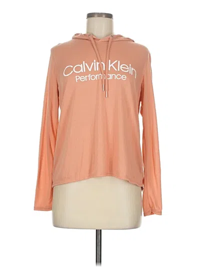 Pre-owned Calvin Klein Performance Sweatshirt In Orange