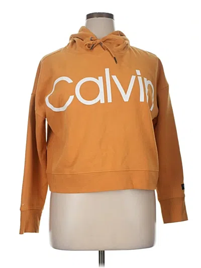 Pre-owned Calvin Klein Performance Sweatshirt In Orange