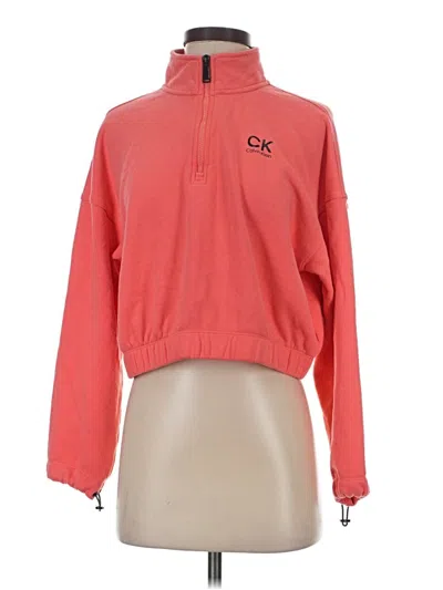 Pre-owned Calvin Klein Performance Sweatshirt In Orange