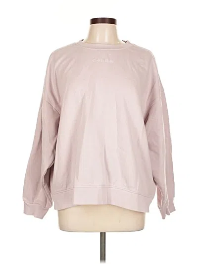 Pre-owned Calvin Klein Performance Sweatshirt In Pink