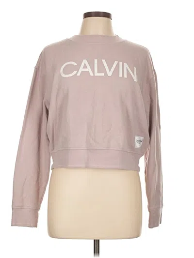 Pre-owned Calvin Klein Performance Sweatshirt In Pink