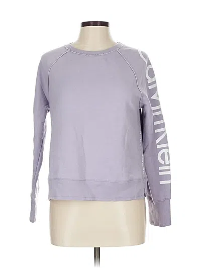 Pre-owned Calvin Klein Performance Sweatshirt In Purple