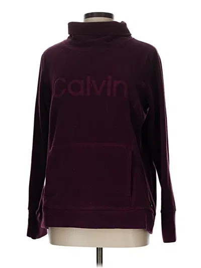 Pre-owned Calvin Klein Performance Sweatshirt In Purple