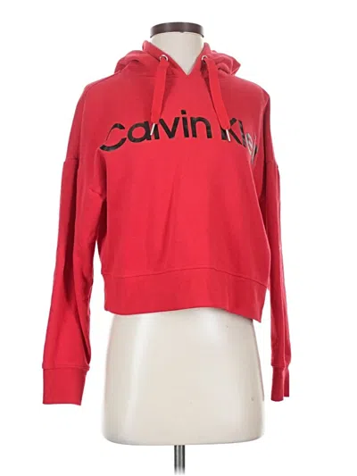 Pre-owned Calvin Klein Performance Sweatshirt In Red