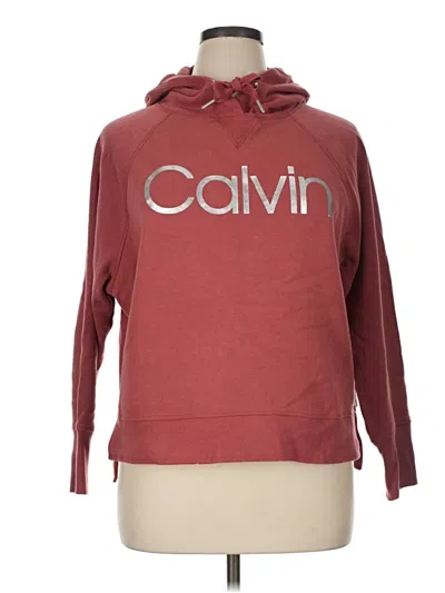 Pre-owned Calvin Klein Performance Sweatshirt In Red
