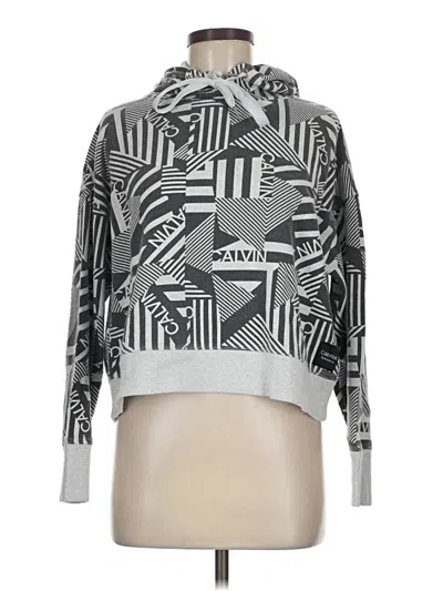Pre-owned Calvin Klein Performance Sweatshirt In Silver