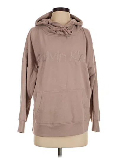 Pre-owned Calvin Klein Performance Sweatshirt In Tan