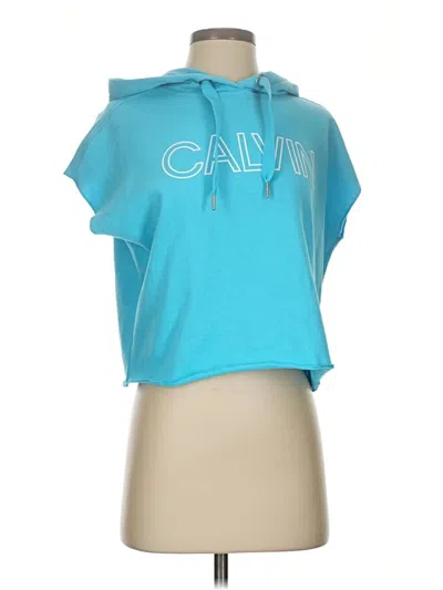 Pre-owned Calvin Klein Performance Sweatshirt In Teal