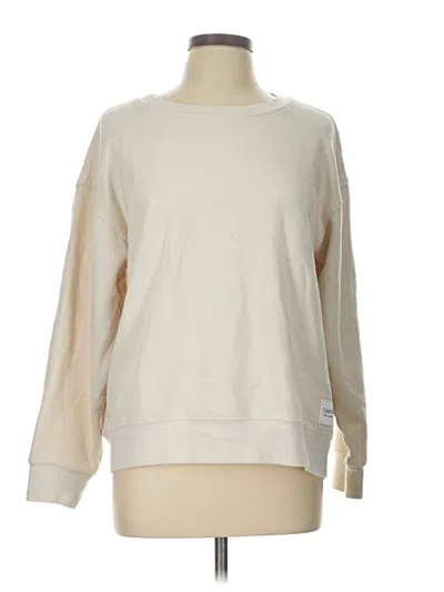 Pre-owned Calvin Klein Performance Sweatshirt In White