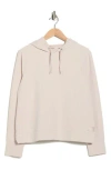 Calvin Klein Performance Tech Waffle Pullover Hoodie In Gray