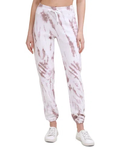 Calvin Klein Performance Tie Dyed Jogger Pants In Sydney Stardust In Multi