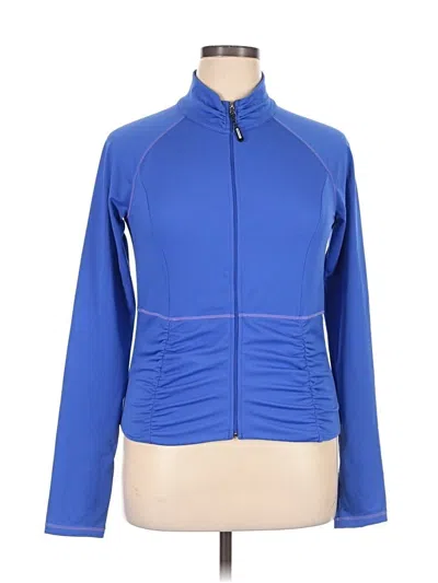 Pre-owned Calvin Klein Performance Track Jacket In Blue