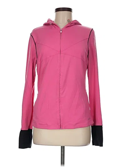 Pre-owned Calvin Klein Performance Track Jacket In Pink