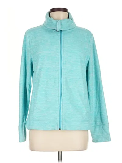 Pre-owned Calvin Klein Performance Track Jacket In Teal
