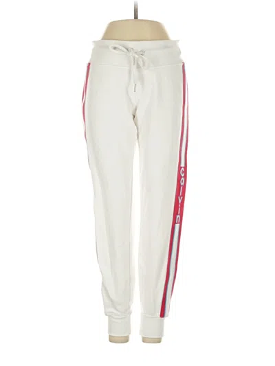 Pre-owned Calvin Klein Performance Track Pants In White