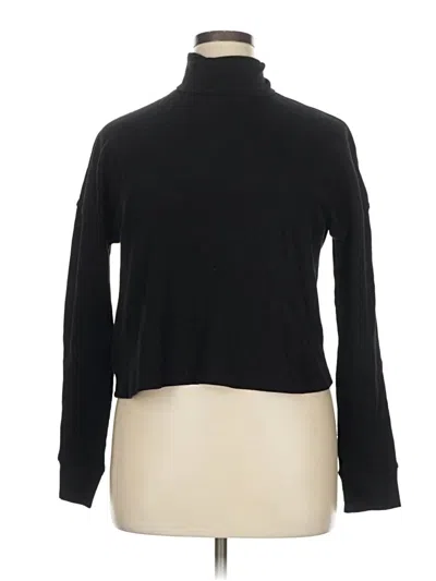 Pre-owned Calvin Klein Performance Turtleneck Sweater In Black