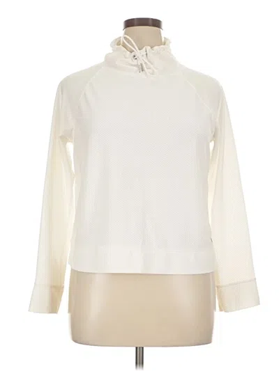 Pre-owned Calvin Klein Performance Turtleneck Sweater In Ivory