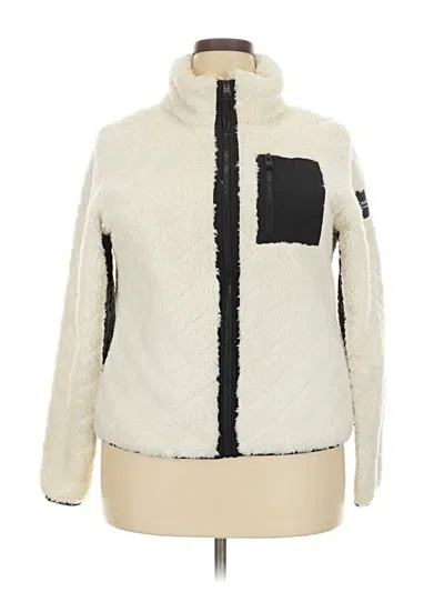 Pre-owned Calvin Klein Performance Turtleneck Sweater In White