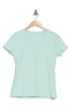 Calvin Klein Performance V-neck T-shirt In Blue