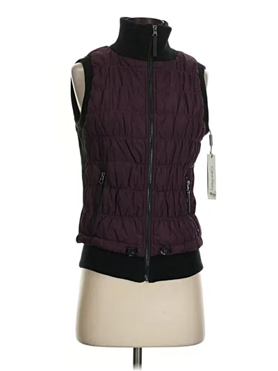 Calvin Klein Performance Vest In Burgundy