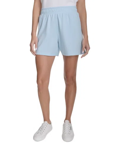 Calvin Klein Performance Women's French Terry Smocked-waist Shorts