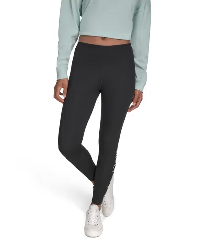 Calvin Klein Performance Women's High-rise 7/8 Leggings In Black