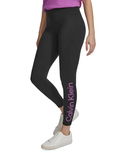 Calvin Klein Performance Women's High-rise 7/8 Leggings In Multi