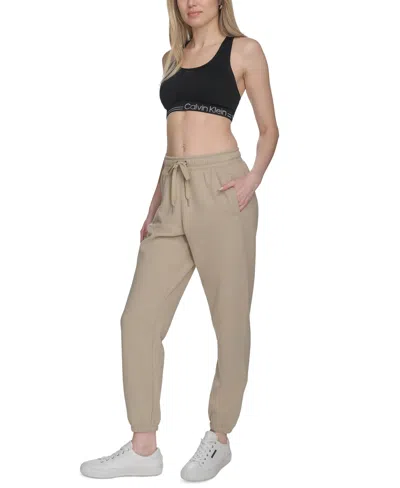 CALVIN KLEIN PERFORMANCE WOMEN'S HIGH-WAIST FLEECE PANTS