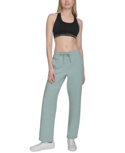 CALVIN KLEIN PERFORMANCE WOMEN'S HIGH-WAIST RELAXED SWEATPANTS