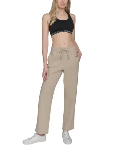 CALVIN KLEIN PERFORMANCE WOMEN'S HIGH-WAIST RELAXED SWEATPANTS