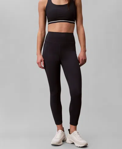 Calvin Klein Performance Women's Icon Sport High-rise Pocket Leggings In Blue