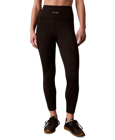 Calvin Klein Performance Women's Icon Sport High-waisted 7/8 Leggings In Black