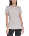 Calvin Klein Performance Women's Logo T-shirt In Gray
