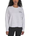 Calvin Klein Performance Women's Mini Triple Logo Pullover Sweatshirt