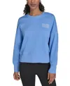 Calvin Klein Performance Women's Mini Triple Logo Pullover Sweatshirt